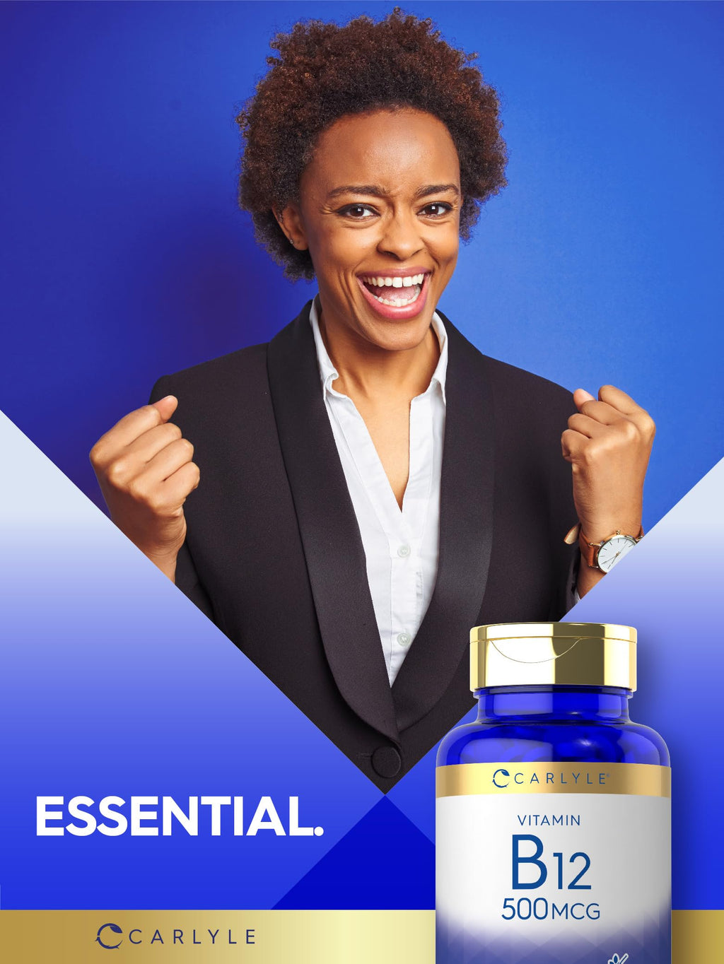 Carlyle Vitamin B-12 500mcg - 300 Tablets - image 6