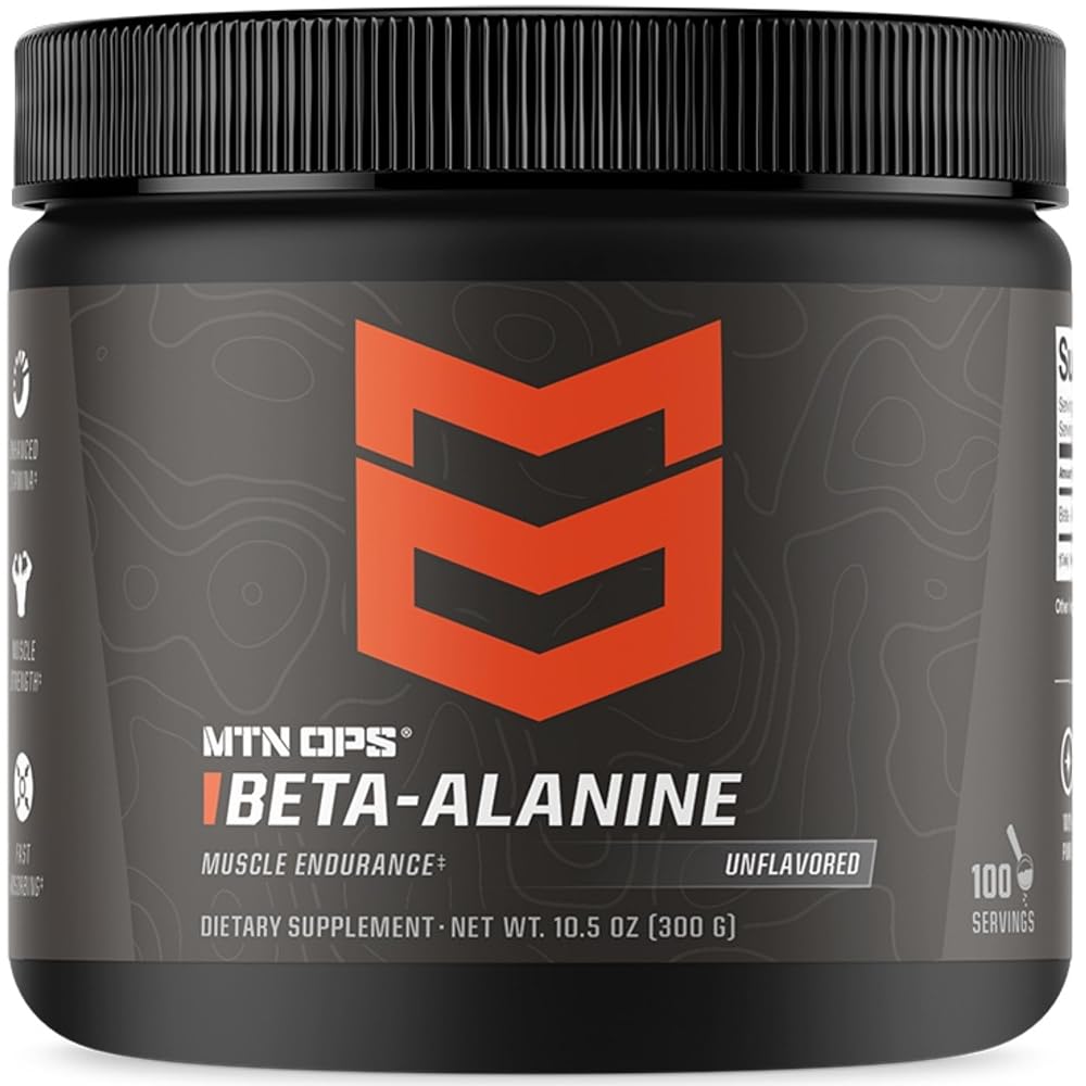 MTN OPS Beta Alanine Powder for Muscle Endurance - 10.5 oz