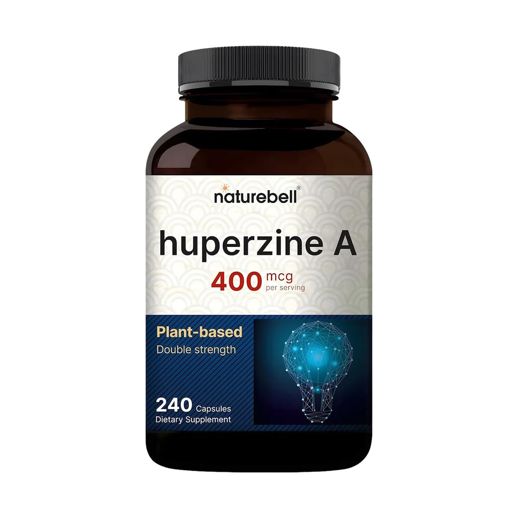 NatureBell Huperzine A 400mcg Brain Support - 240 Capsules