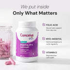CONCEIVE PLUS Women's Fertility Support - 60 Capsules - image 2