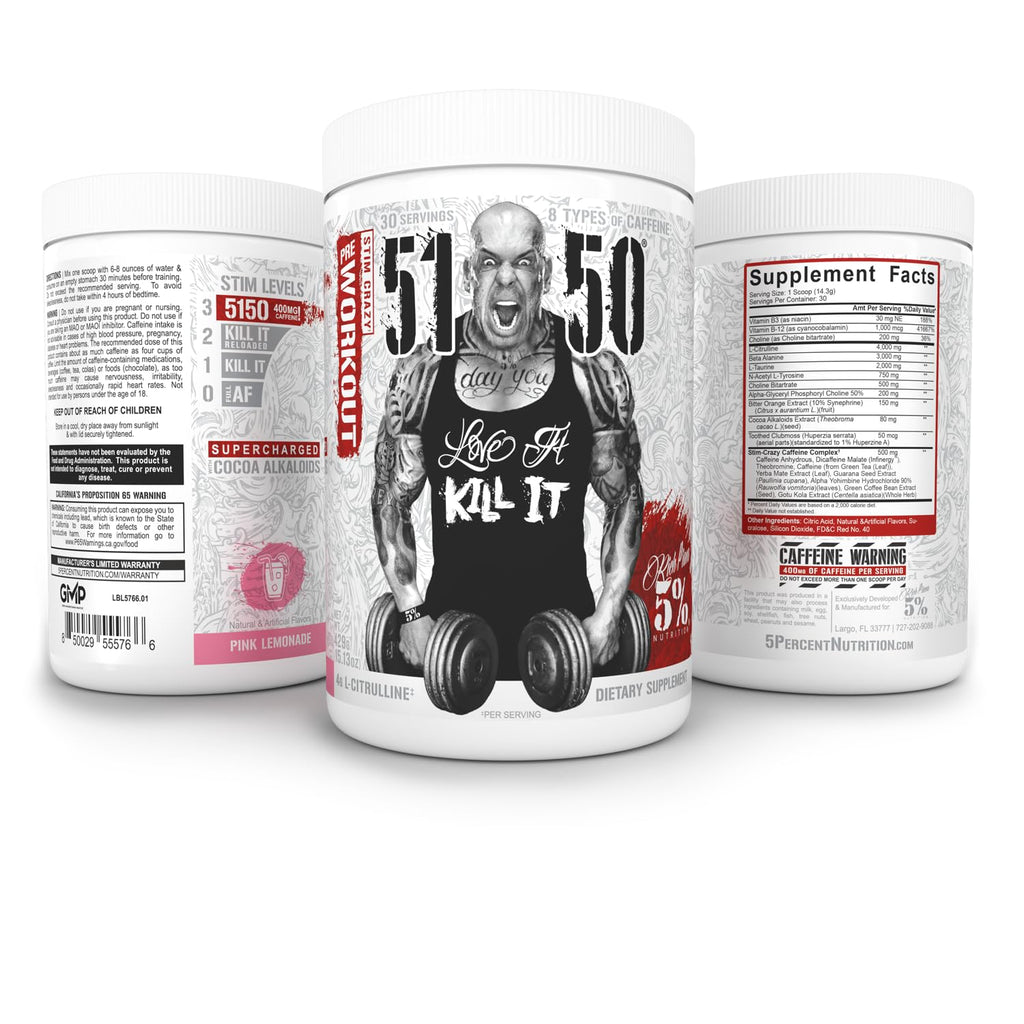 5% Nutrition 5150 High Stim Pre Workout Powder