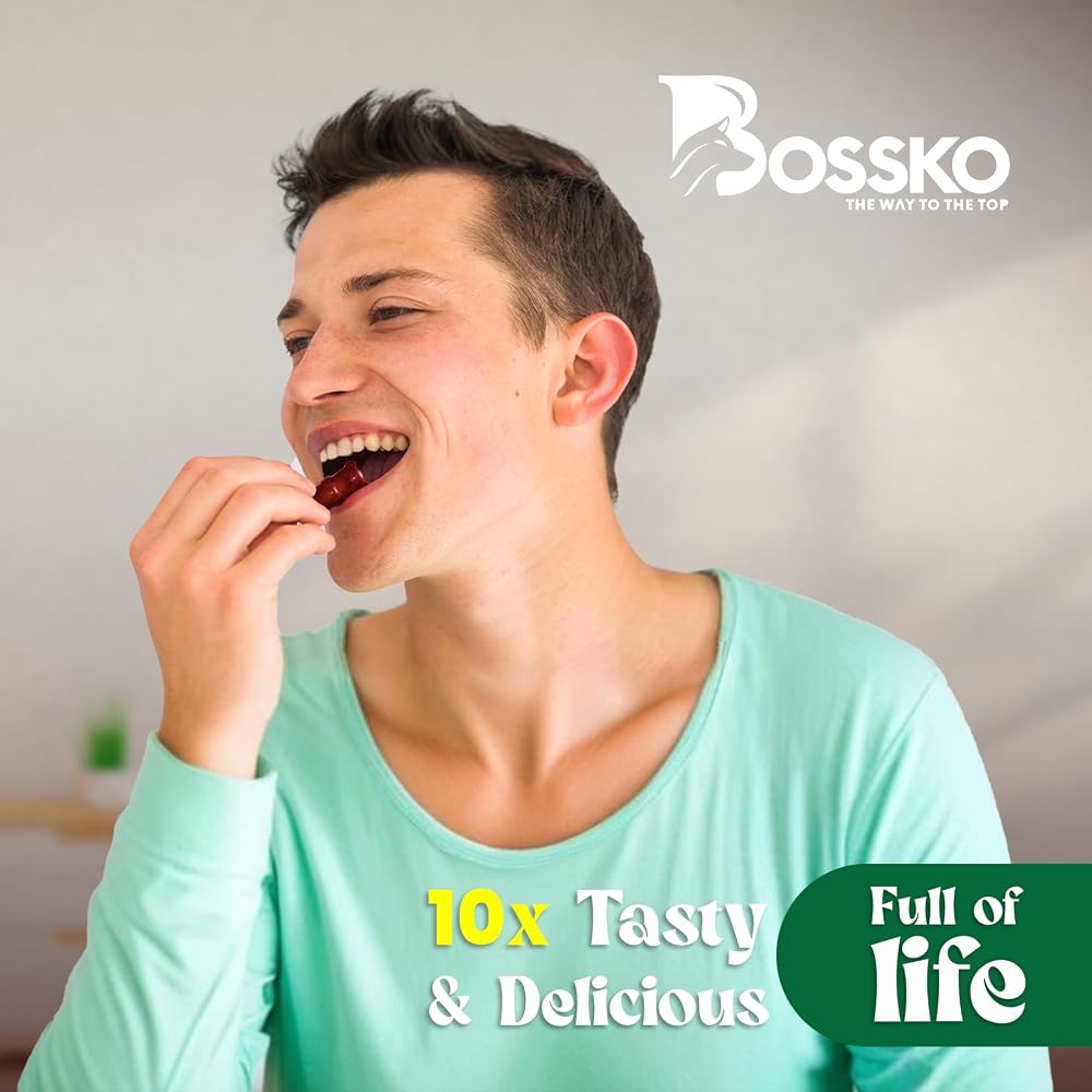 BOSSKO Himalayan Shilajit Gummies with Probiotics & Ashwagandha - 90 Count - image 5