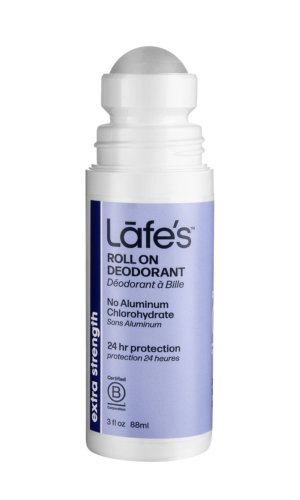 Lafe's Natural Deodorant Roll-On Extra Strength - 3oz - image 2