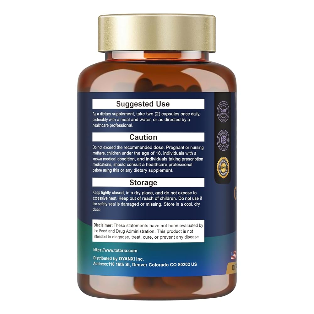 Totaria 25-in-1 Sea Moss Black Seed Oil Ashwagandha Ginger Shilajit