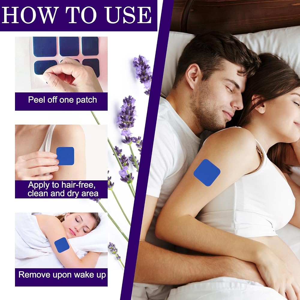 JUDEWY Adult Sleep Patches with Melatonin - 60 Count - image 2
