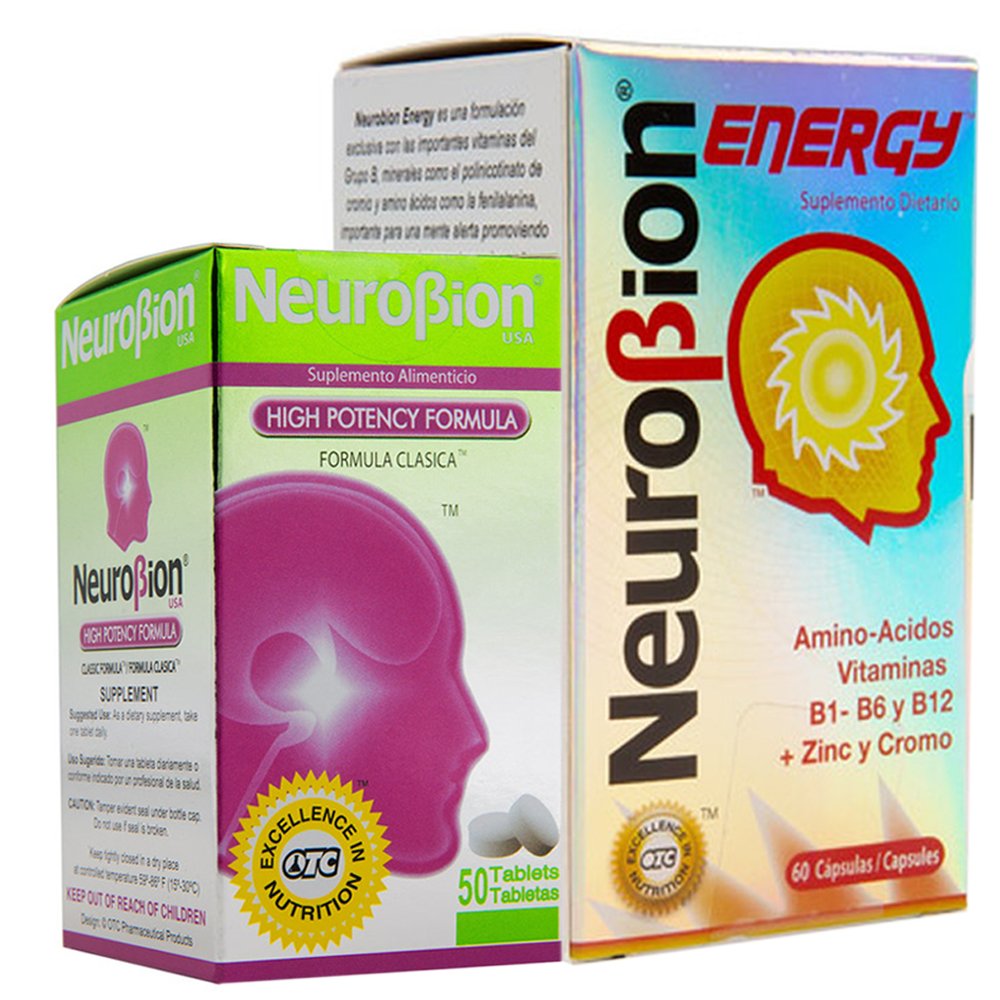 Neurobion Energy + High Potency B Complex with Zinc - 2 Tablets