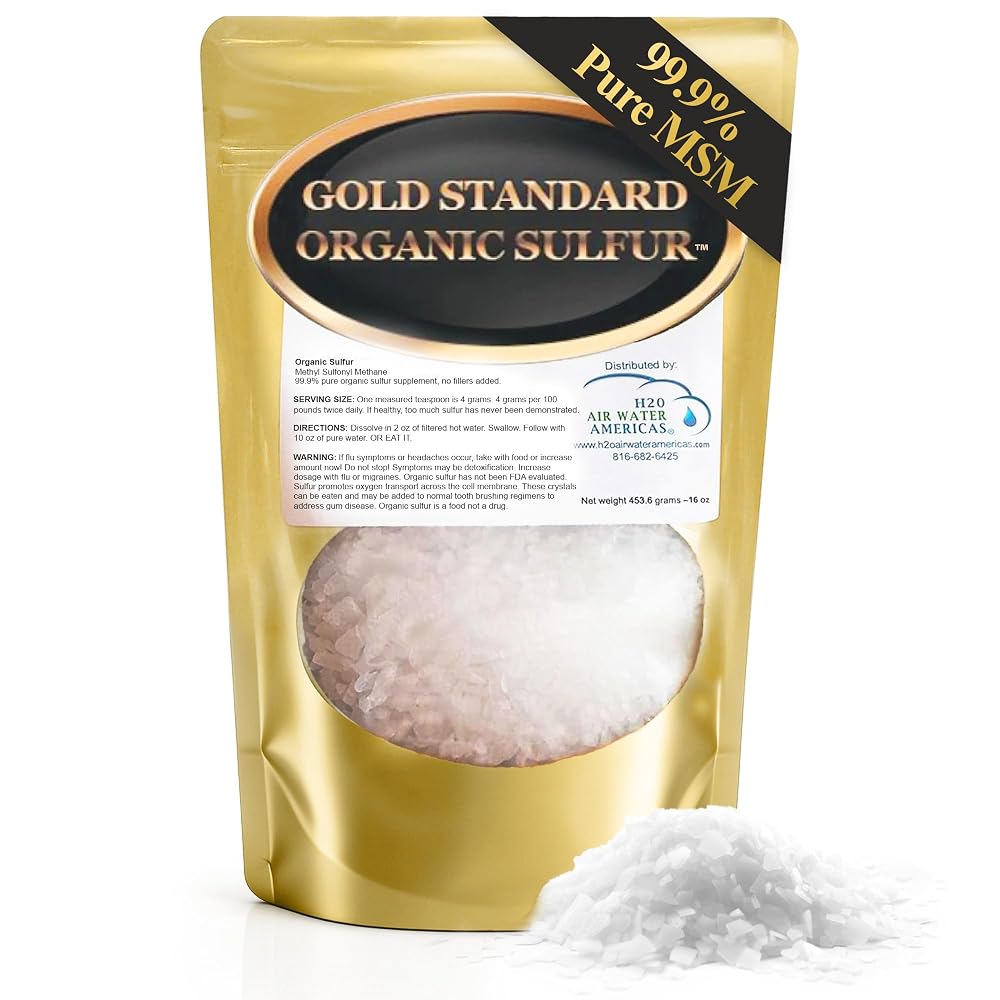 H2O Air Water Americas Gold Standard Organic Sulfur