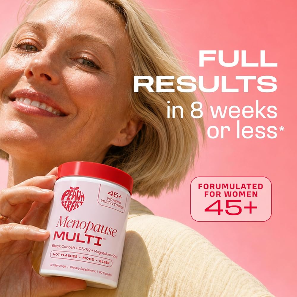 Peach Perfect Menopause Multivitamin for Women 45+ - 60 Capsules - image 4