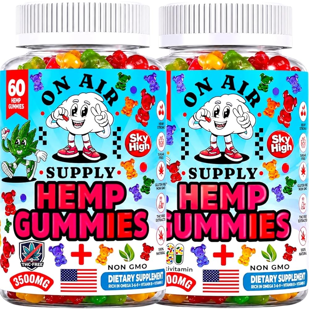 On Air Supply Hemp Gummies 3,500mg - 120 Count