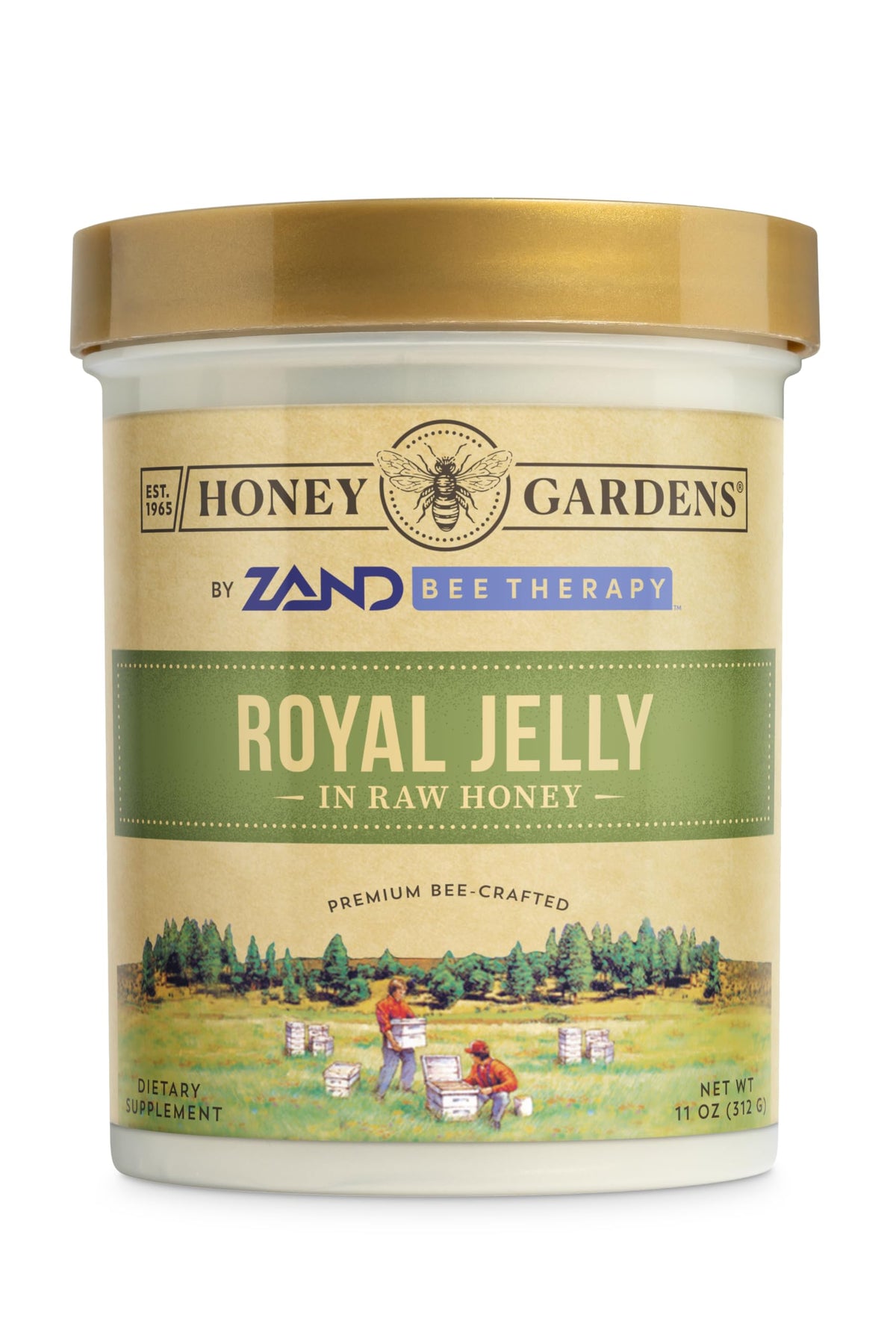 Zand Bee Therapy Royal Jelly in Raw Honey - 44 Servings