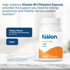 Bariatric Fusion Vitamin B1 Thiamine 100mg - 90 Capsules - image 5