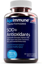 AgeImmune SOD Antioxidants Complex Healthy Aging Supplement