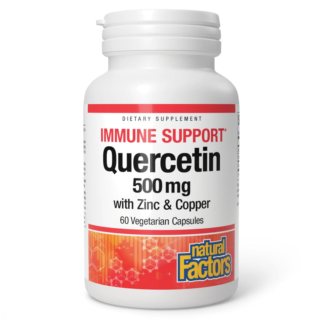 Natural Factors Quercetin with Zinc & Copper - 60 Vegetarian Capsules