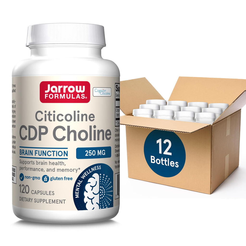 Jarrow Formulas Citicoline (CDP Choline) 250 mg - 60 Capsules