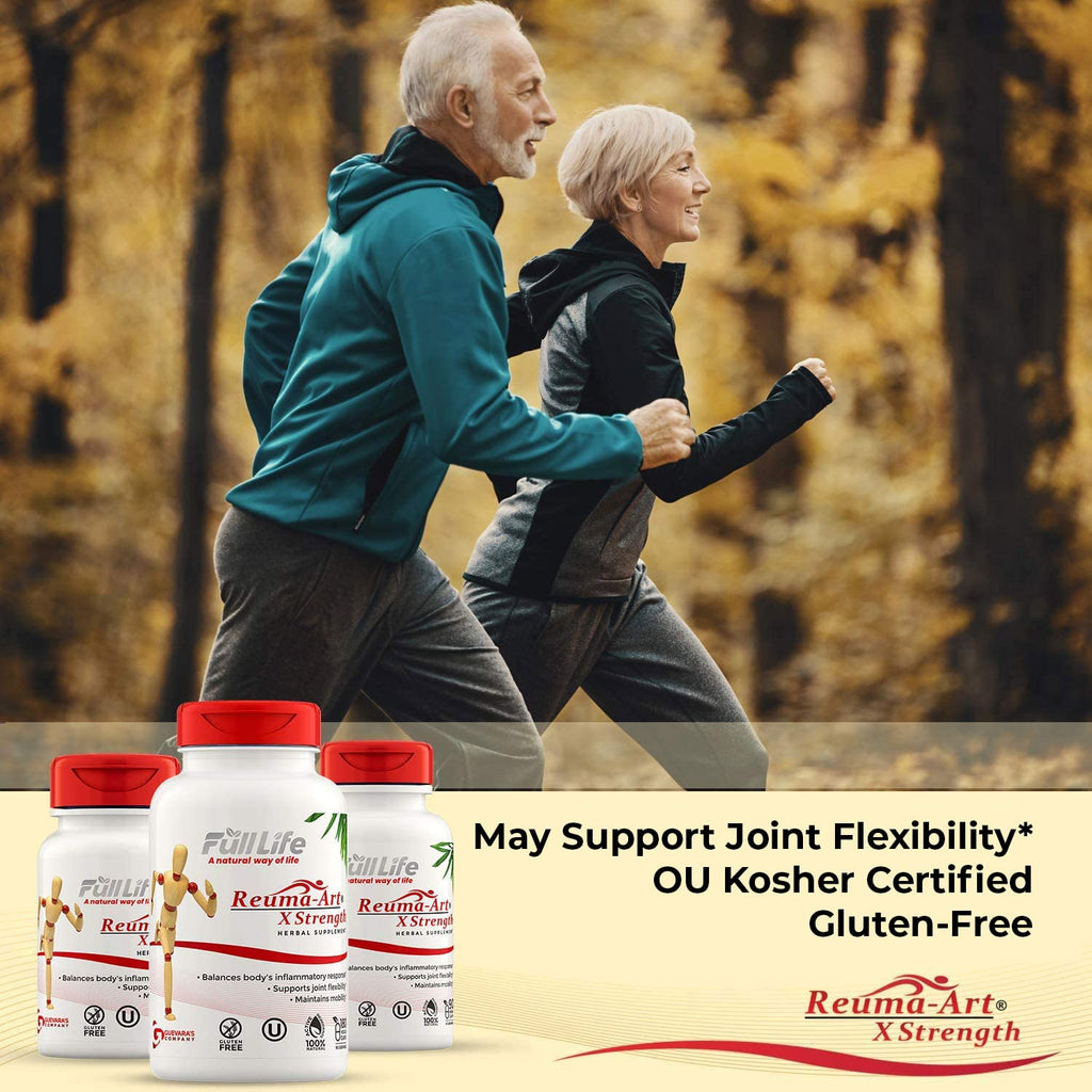Full Life Reuma-Art X Strength Joint Support - 180 Vegetarian Capsules - image 4
