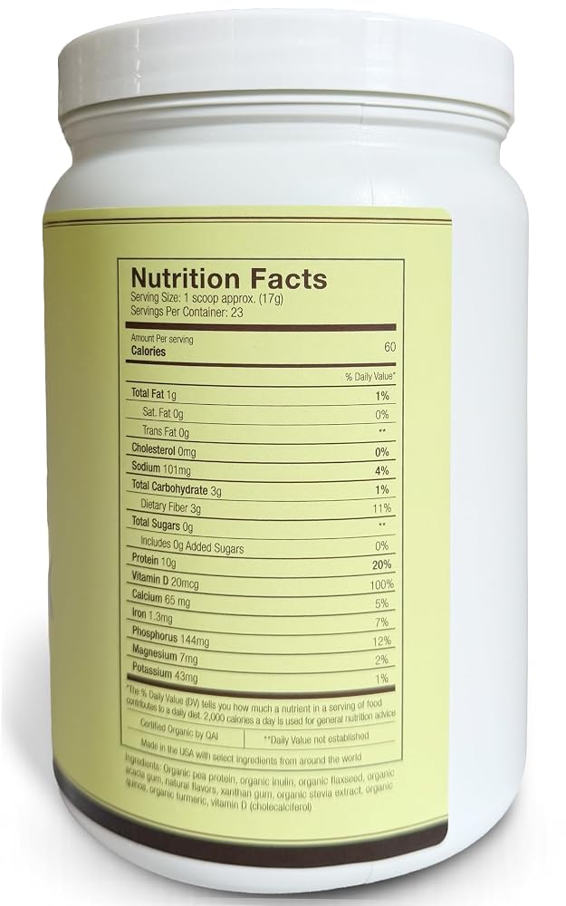 POWER PEA Plant Based Vegan Protein Powder Coconut Creme - 13.6 oz - image 3