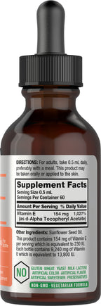 Horbäach Vitamin E Oil 13,800 IU for Face and Skin - 1 Fl Oz - image 2