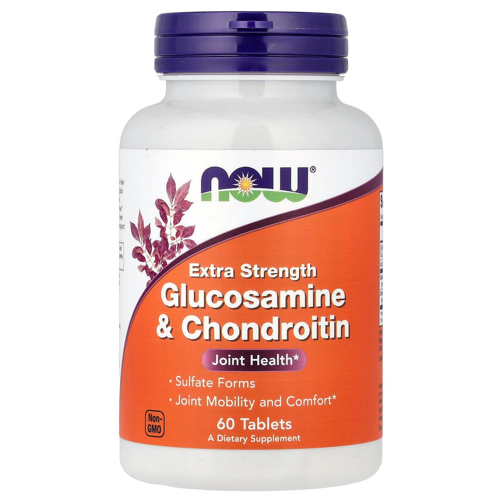 NOW Foods Extra Strength Glucosamine & Chondroitin - 60 Tablets