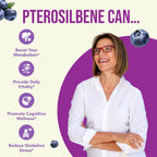 HealthyWayRx Pterostilbene 150mg Antioxidant Supplement - 180 Capsules - image 6