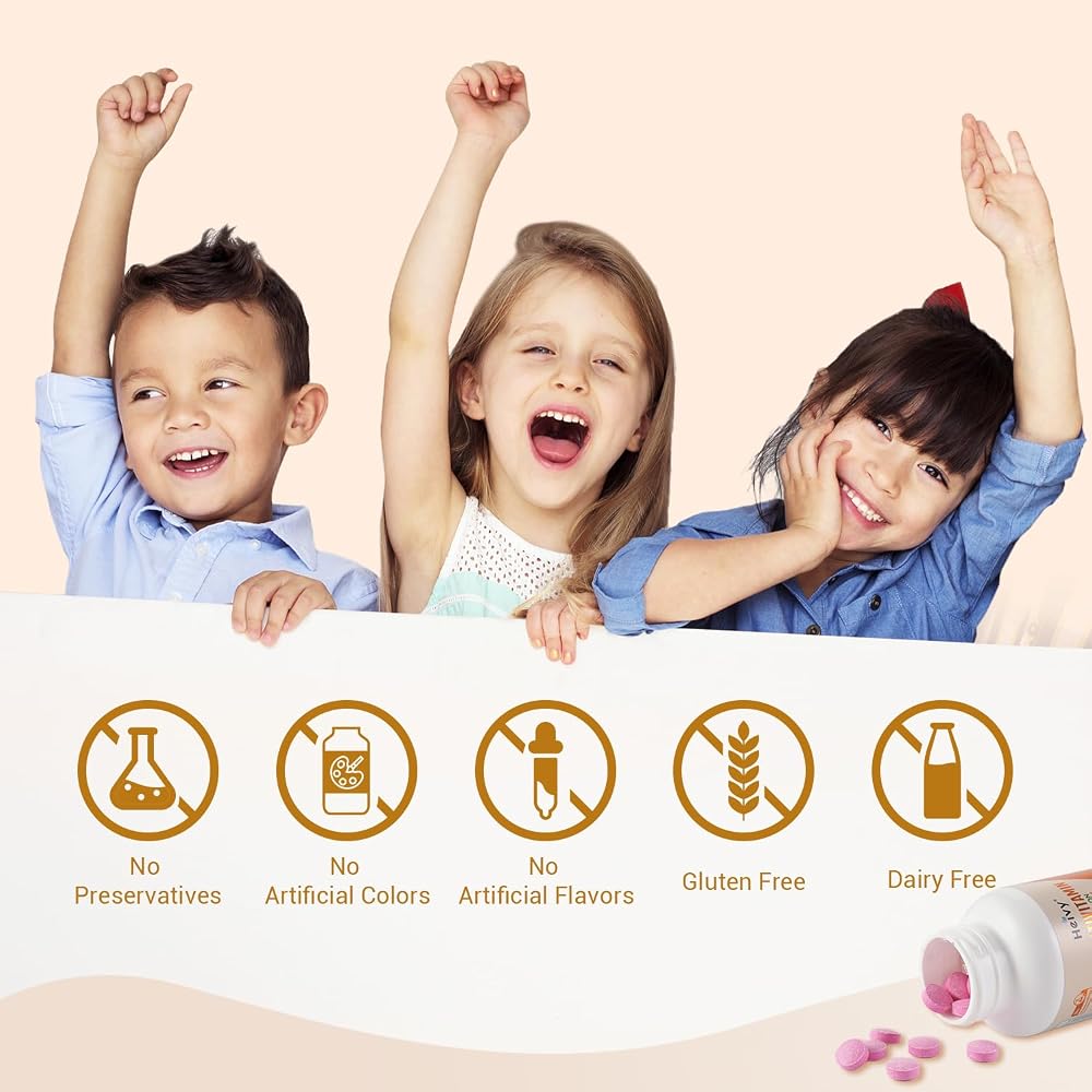 Heivy Children's Multivitamin Chewable - 120 Tablets - image 8