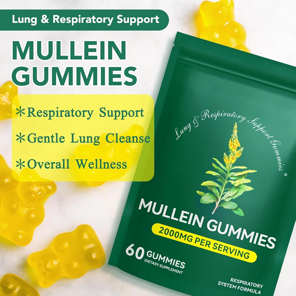 Ruduwu Mullein Gummies for Lung Detox