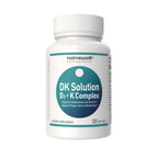 NANOWELL Vitamin D3 with K2 Softgels, 120 Count, 2000 IU 50 mcg