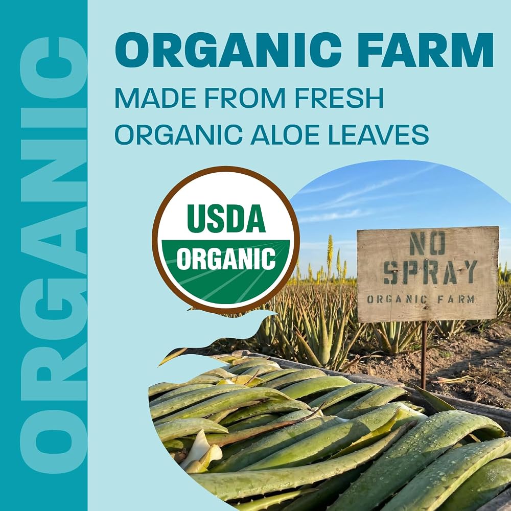 Land Art Pure Aloe Vera Drinkable Gel - Cold-Processed Inner Filet