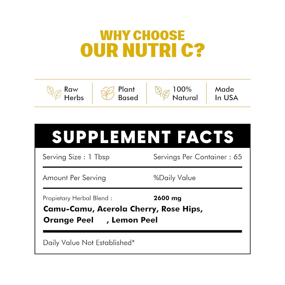 Easey Series Super Nutri C Wholefood Vitamin C Powder - 6.4 oz - image 2