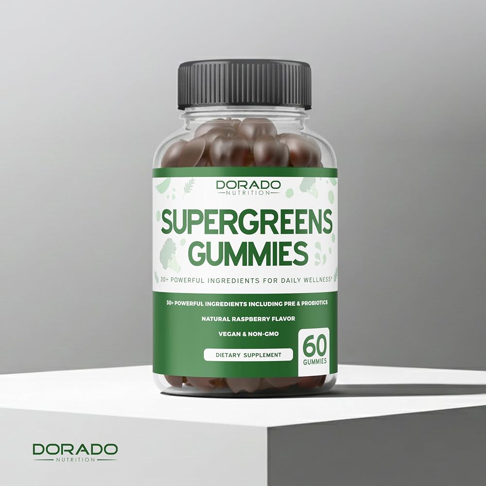 DORADO NUTRITION Supergreens Gummies Immunity Support - 60 Count - image 5