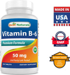 Best Naturals Vitamin B6 50 mg - 750 Tablets - image 8