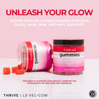 Le-Vel Thrive Collagen Gummies Hair, Skin & Nails Support - 60 Count - image 3