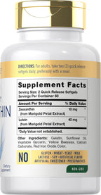 Carlyle Zeaxanthin 10mg Eye Health Support - 120 Softgels - image 2