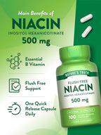 Nature's Truth Flush Free Niacin 500mg - 100 Capsules - image 5