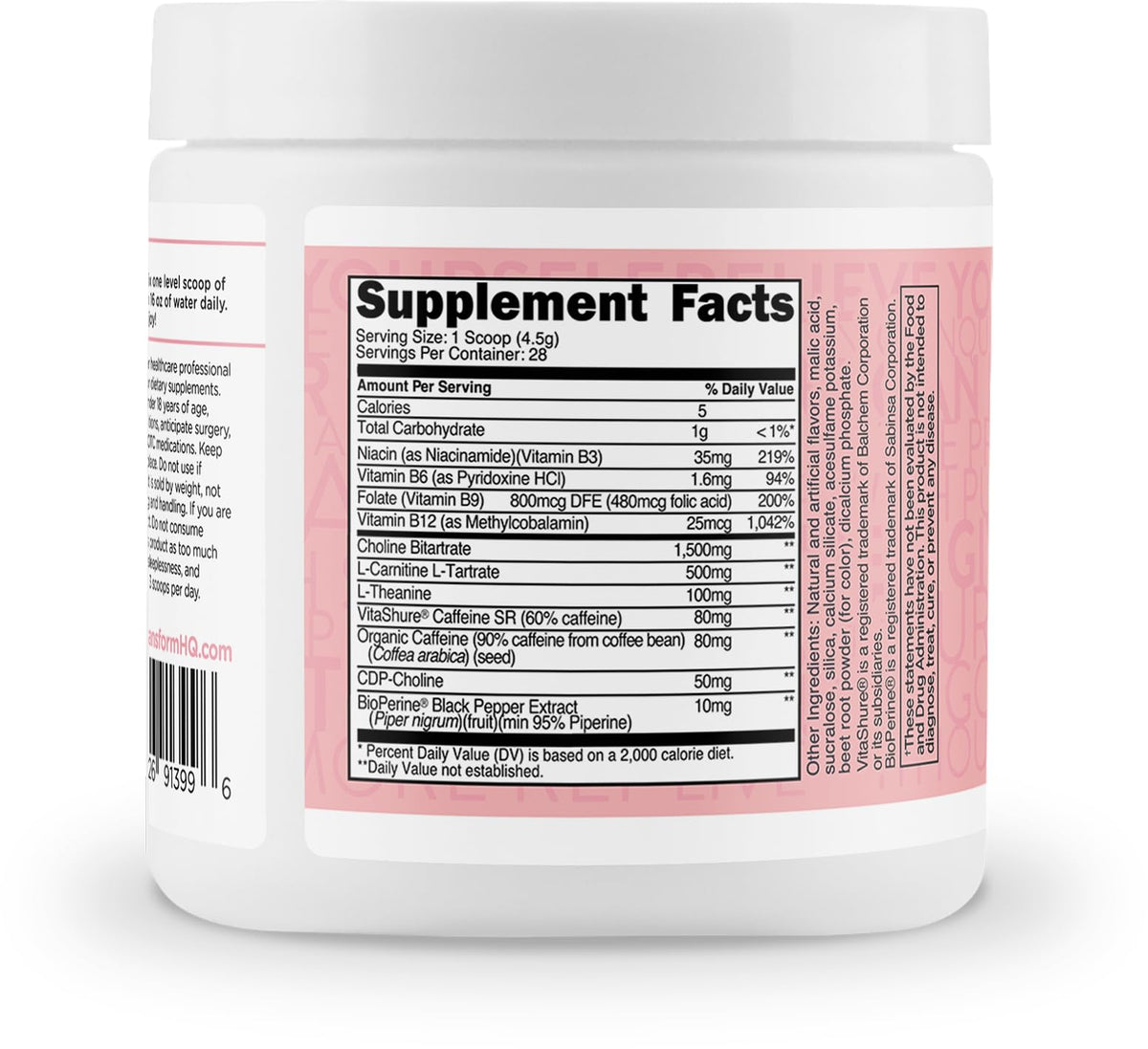 TransformHQ Everyday Boost Shot - Non-GMO, Gluten-Free