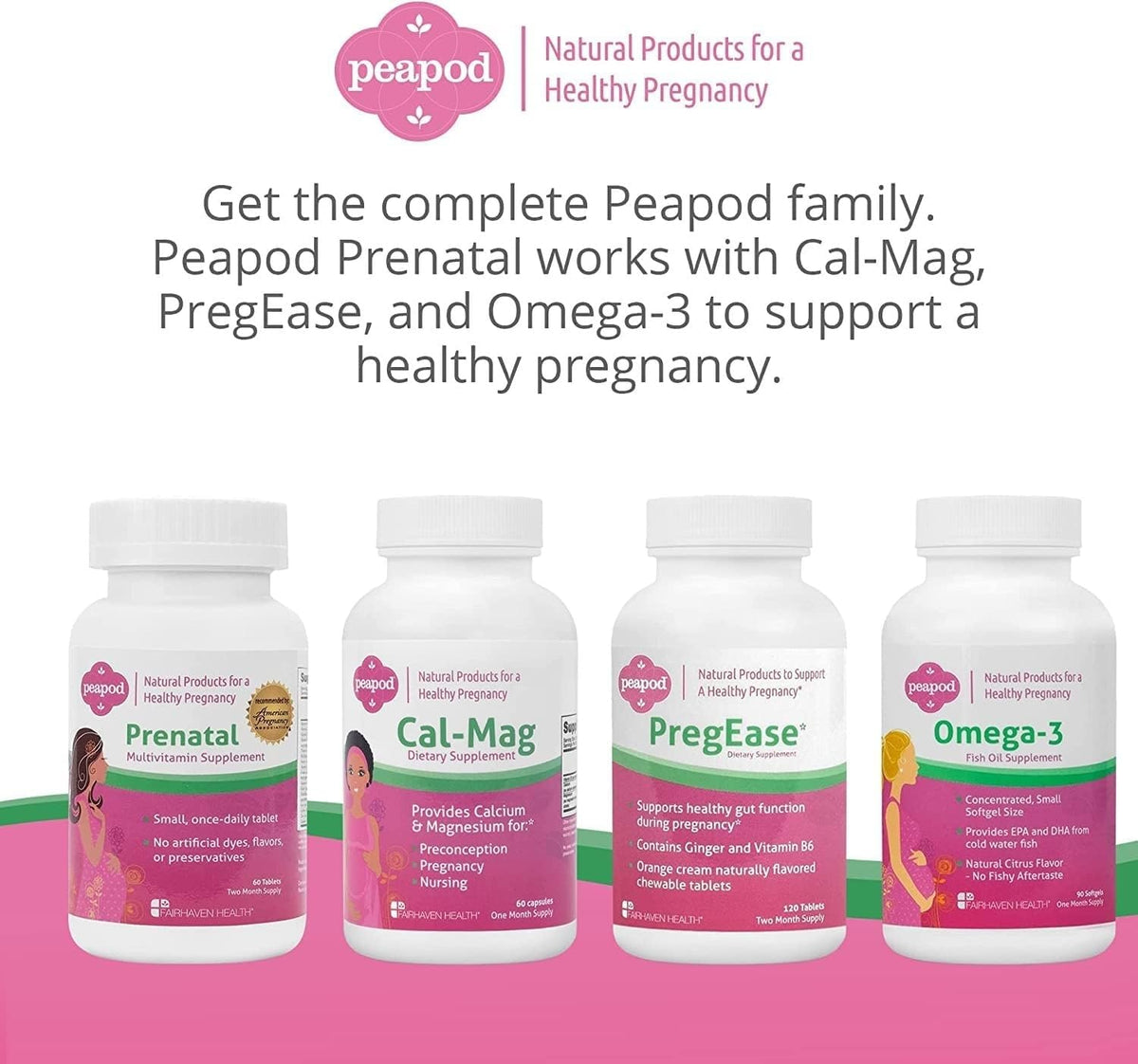 Fairhaven Health Peapod Prenatal Multivitamin - 60 Tablets - image 5