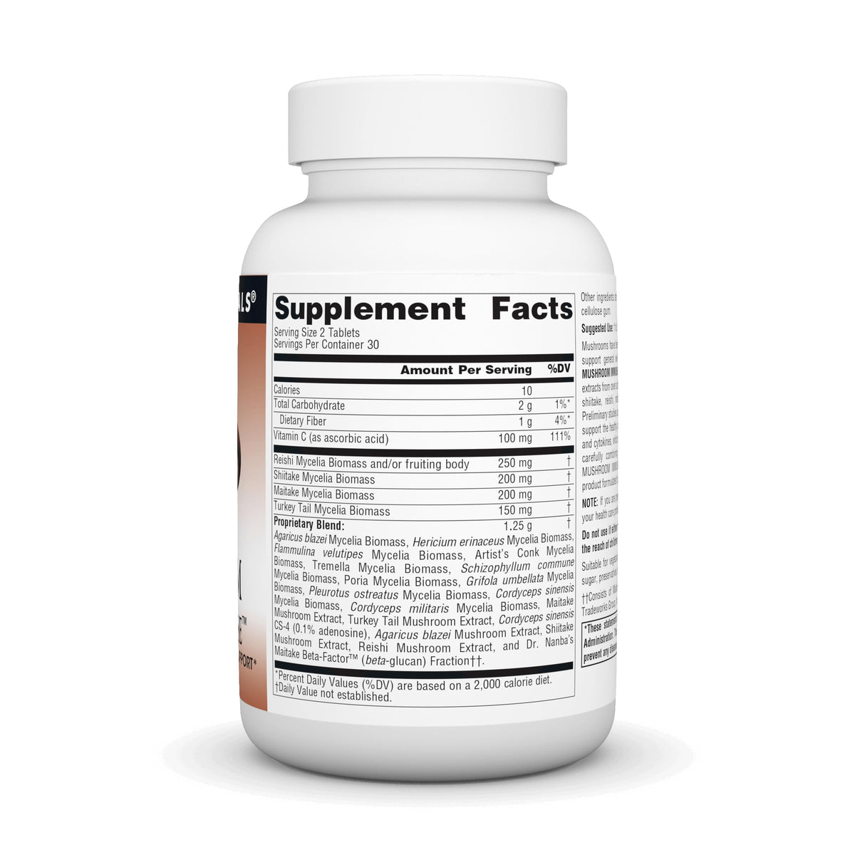 Source Naturals Mushroom Immune Defense - 60 Tablets - image 2