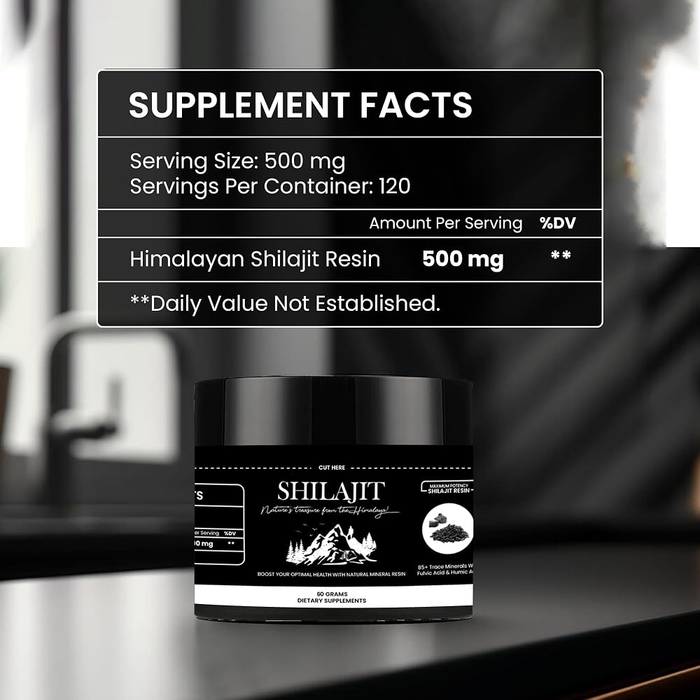 Pacific Pelican Shilajit Pure Himalaya Resin - 100% Pure Shilajit