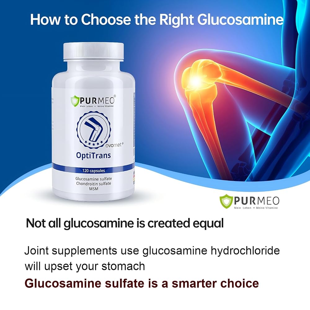 Purmeo Glucosamine Chondroitin MSM Joint Support - 120 Capsules - image 5