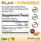Granions KSM-66 Ashwagandha Stress & Focus Support - 90 Capsules - image 6