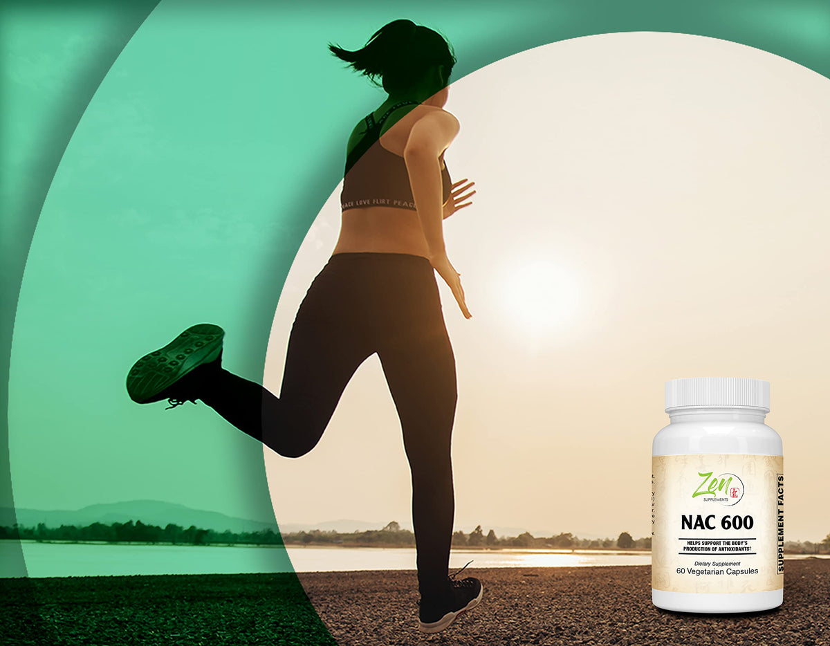 Zen Supplements NAC 600mg with Selenium and Molybdenum - 120 Vegetarian Capsules - image 4