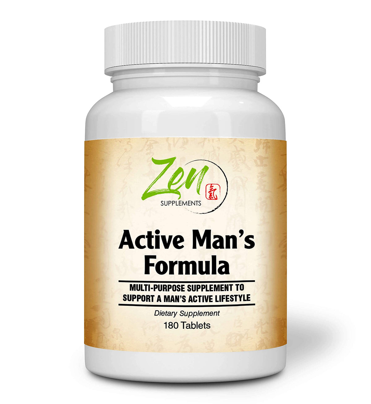 Zen Supplements Active Mens Multivitamin - 180 Tablets