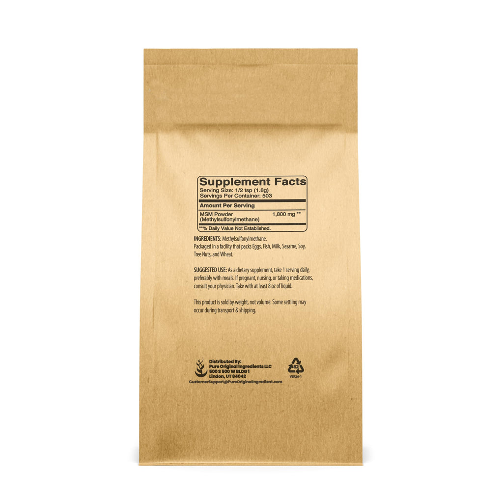 Pure Original Ingredients MSM Powder - 2 Pound - image 2