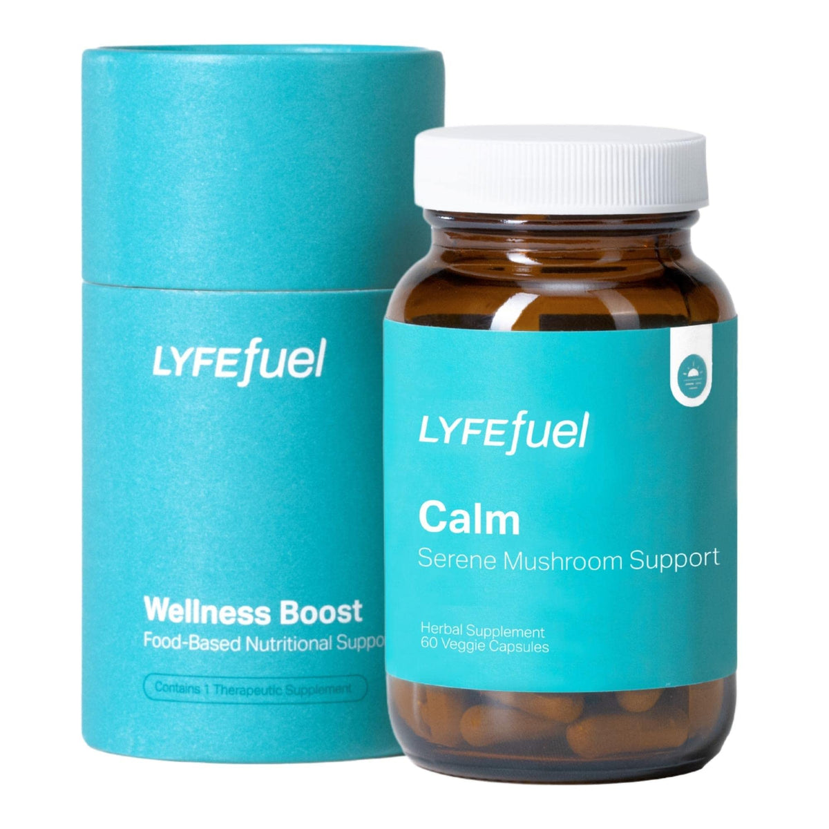 LyfeFuel Adaptogen Blend for Relaxation & Mood Support - 60 Vegan Capsules