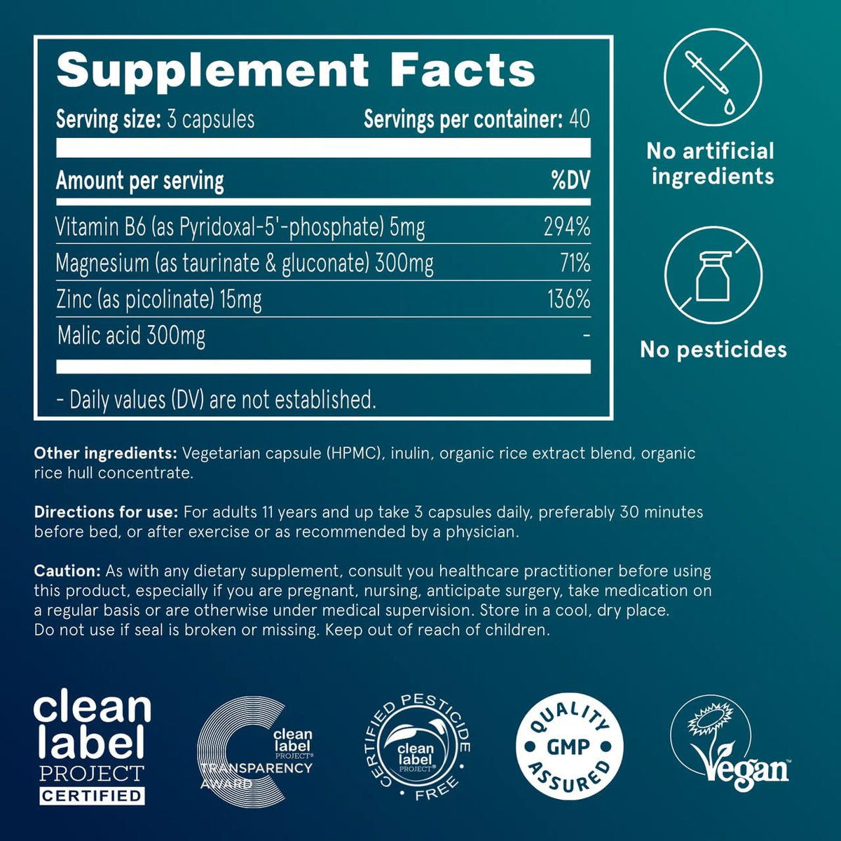 Puori M3 Magnesium Complex Supplement - 120 Vegan Capsules - image 7