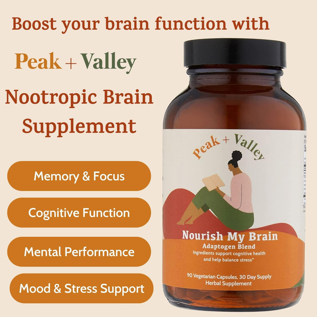 Peak + Valley Nootropic Brain Support Supplement for Memory & Focus - image 6