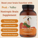 Peak + Valley Nootropic Brain Support Supplement for Memory & Focus - image 6