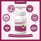 BIOTREX NUTRACEUTICALS Resveratrol 500mg - 60 Capsules - image 7