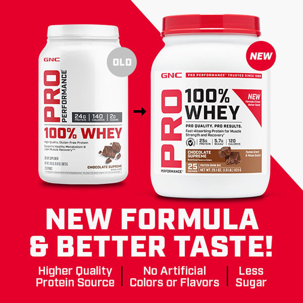 GNC Pro Performance 100% Whey Protein Powder Chocolate - 12 Servings - image 3