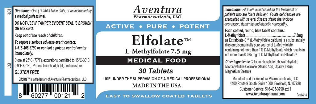 ELFOLATE L-Methylfolate 7.5mg - 30 Tablets - image 2