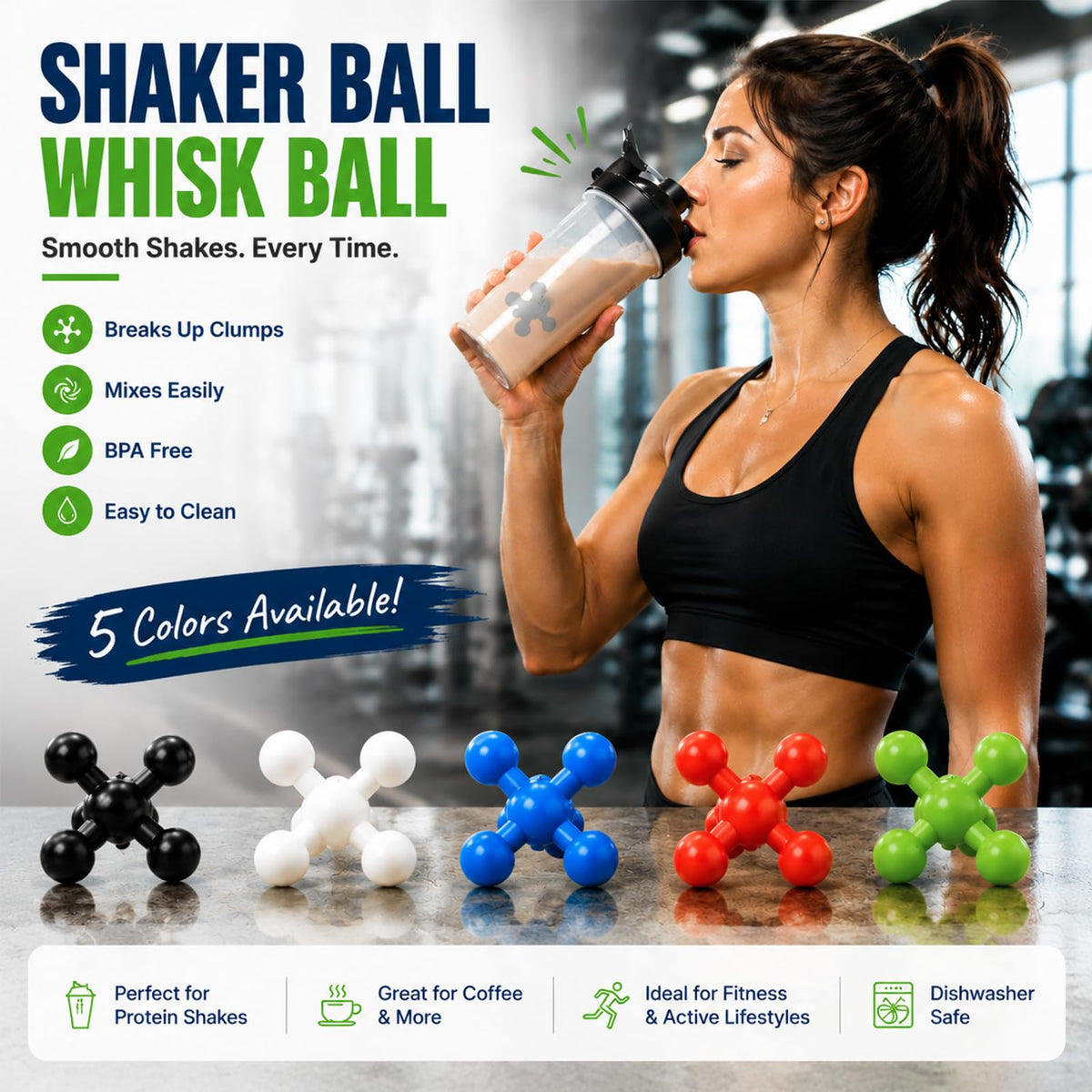Hydro2Go Shaker Ball Replacement Balls BPA-Free - 5 Pack - image 2